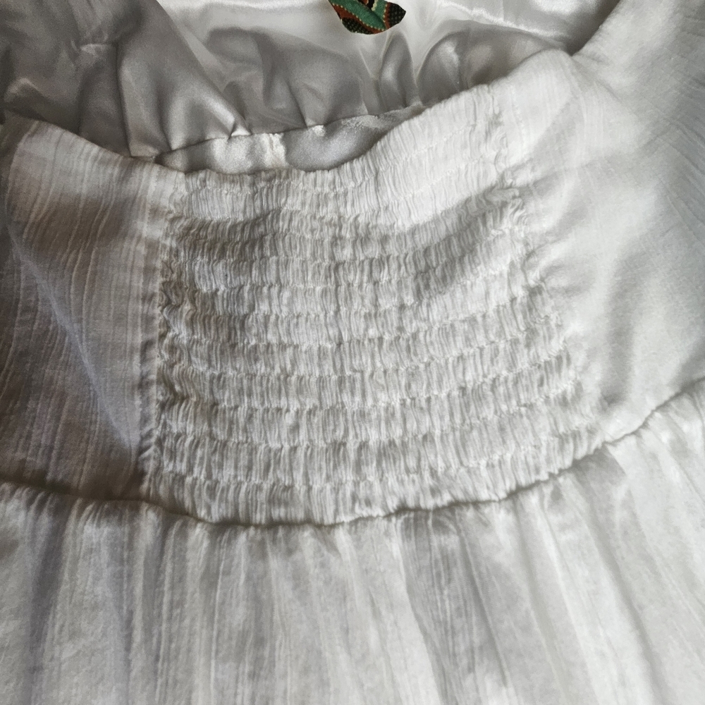 Robbie Bee Women Striking White Sundress Size 14 - Picture 5 of 15